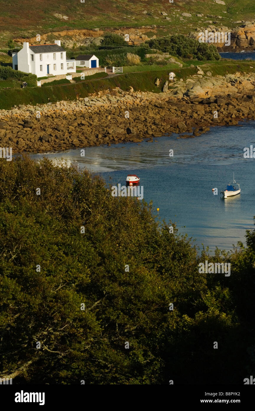 Old Town Bay. St Mary's. Isles of Scilly. Cornwall. England. UK Stock Photo