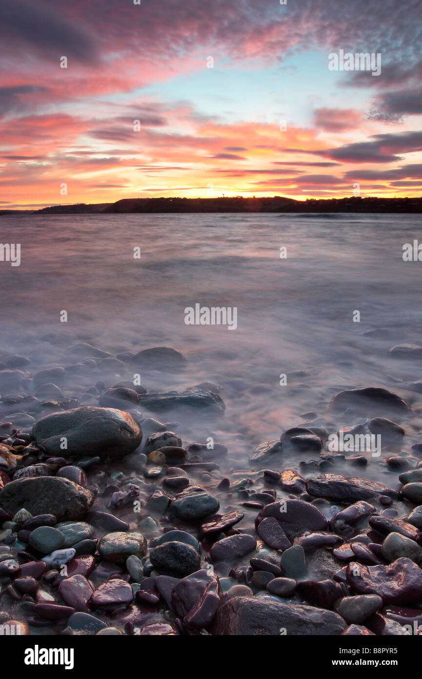 Roches Point at Sunset Stock Photo