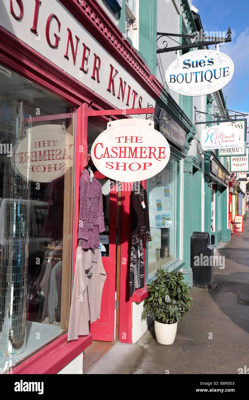 Shops in Kenmare Stock Photo Alamy