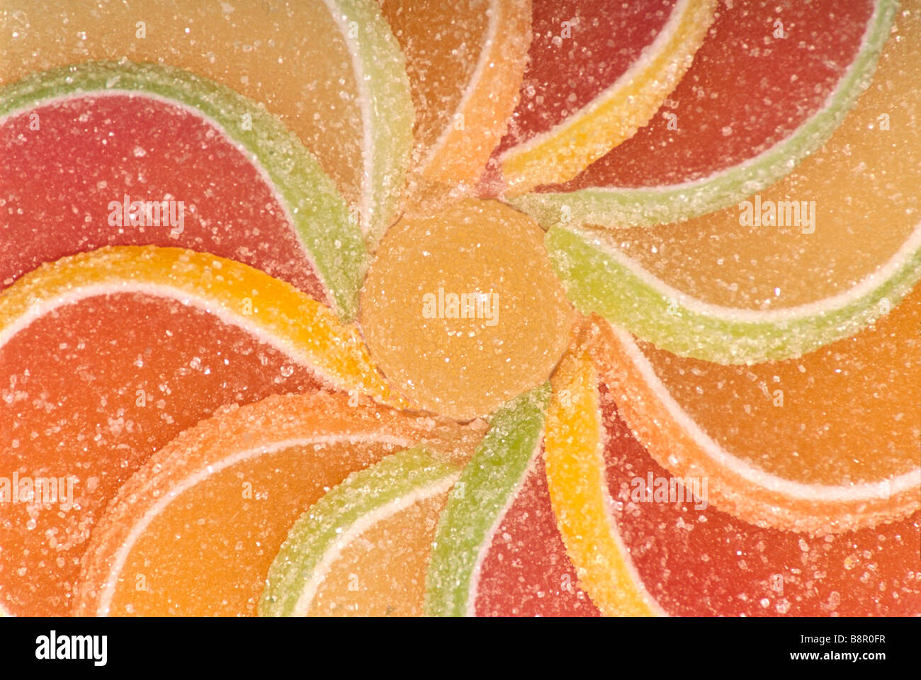 Jelly Slices Sweets Candy Candies Patterns Stock Photo
