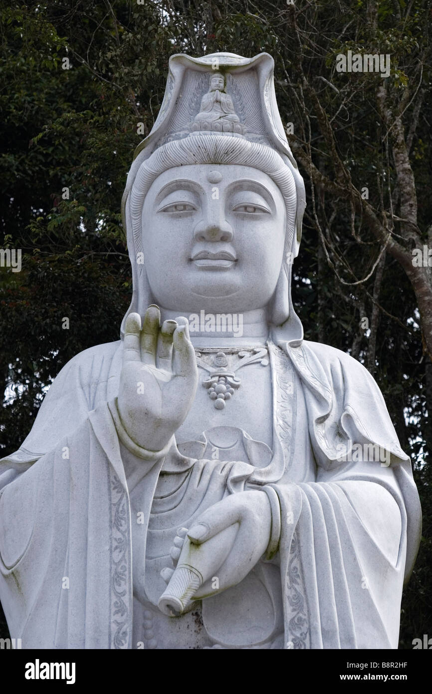 Chinese buddha statue at Chin Swee Temple, Genting Highland, Malaysia Stock Photo