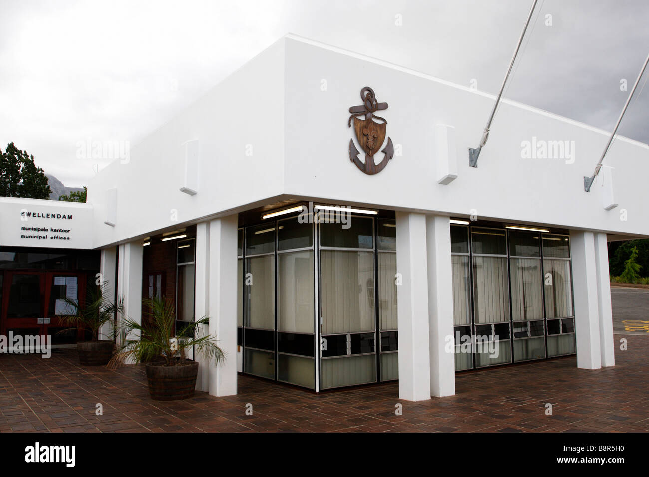 the municipal offices voortrek street swellendam south africa Stock Photo