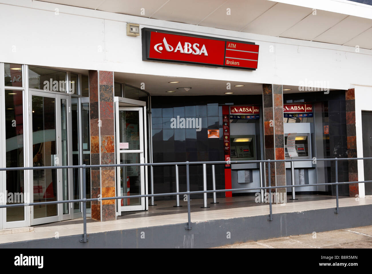 exterior of the absa bank voortrek street swellendam south africa Stock Photo