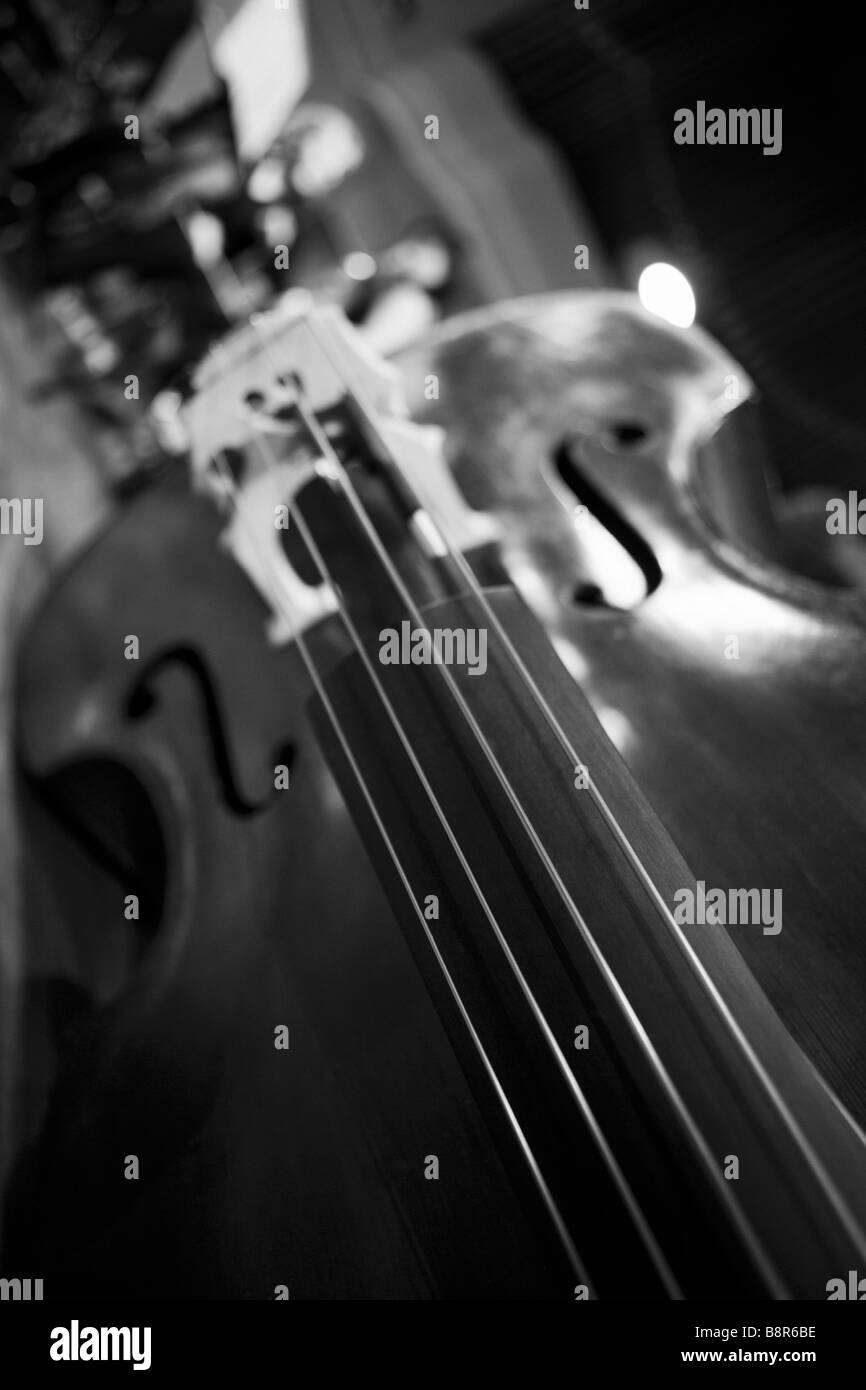 Black and White, Cello, Orchestra, Music, Sound, Instruments Stock Photo