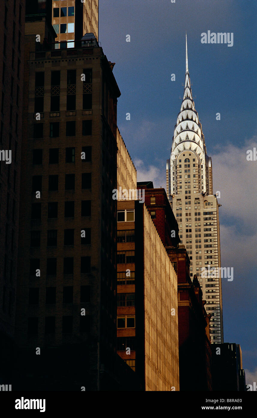 Manhattan New York USA The Chrysler Building Stock Photo