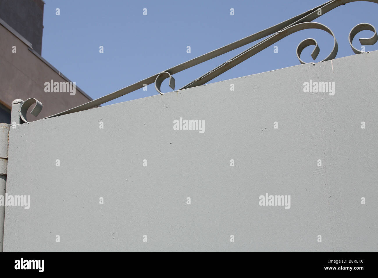 Top of Gate Stock Photo Alamy