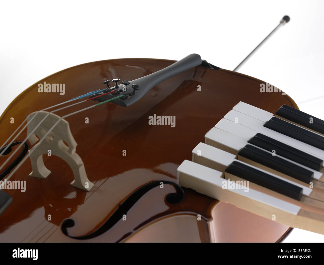 Cello, Viola, Piano, Keyboard, Music, Still Life, Instruments, Orchestra, Classic Stock Photo