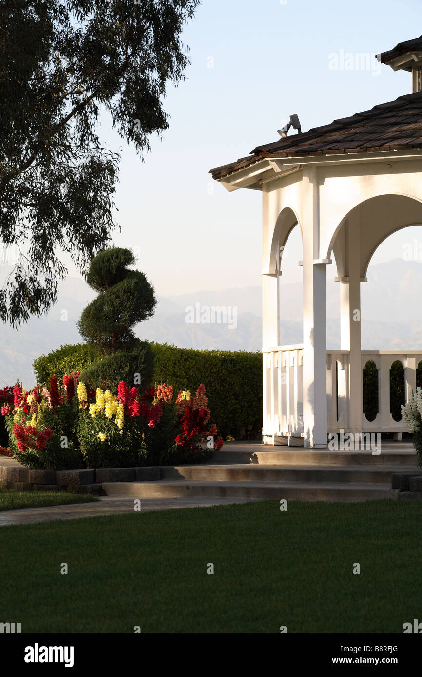 Garden and Gazebo Stock Photo - Alamy