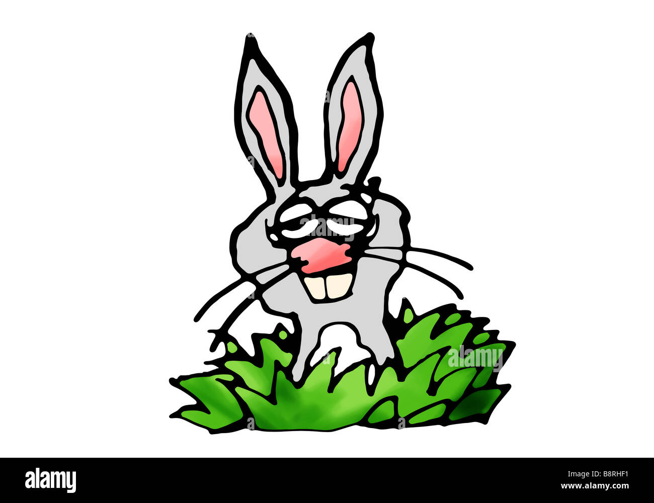 illustration of a rabbit Stock Photo - Alamy