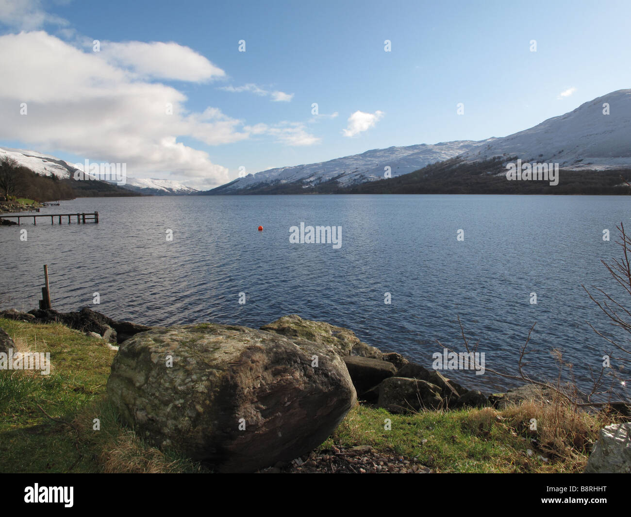 Loch Earn Perthshire Scotland Stock Photo