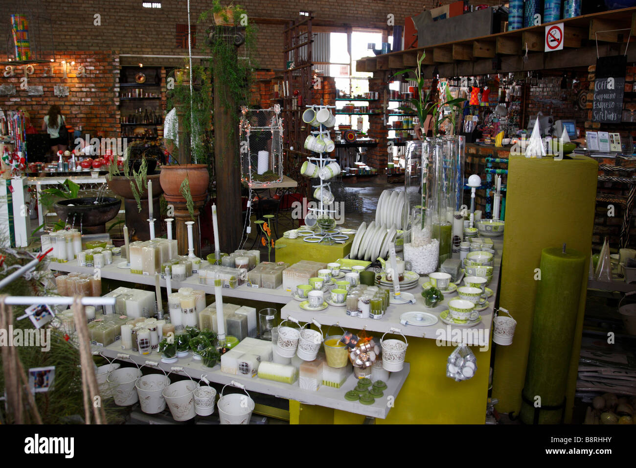 interior of the kapula candle factory patterson road bredasdorp overberg south africa Stock Photo