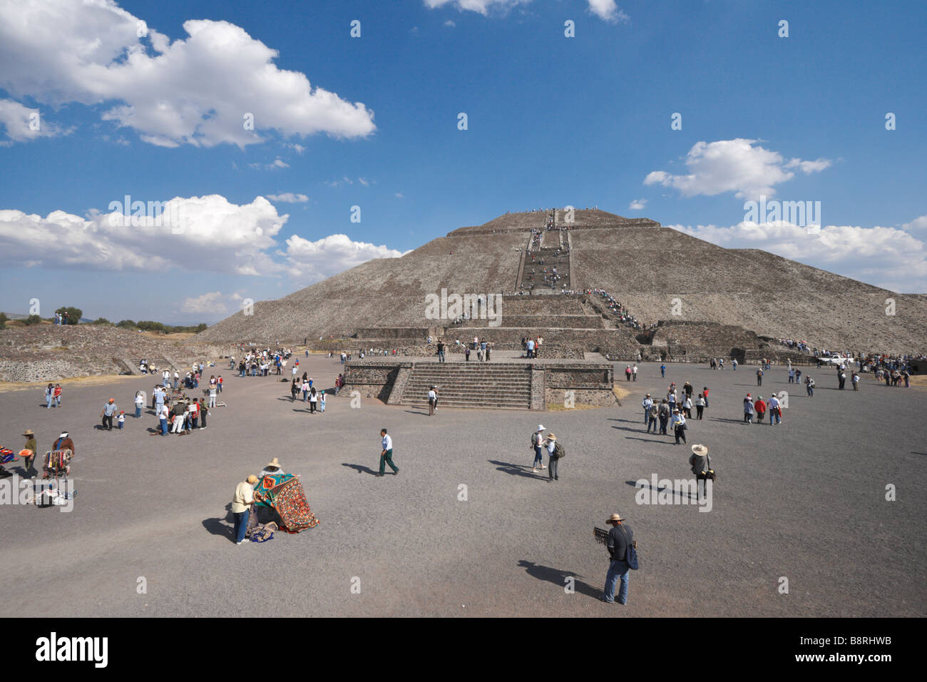 Pyramid of the Moon. Teotihuacan, Mexico Stock Photo