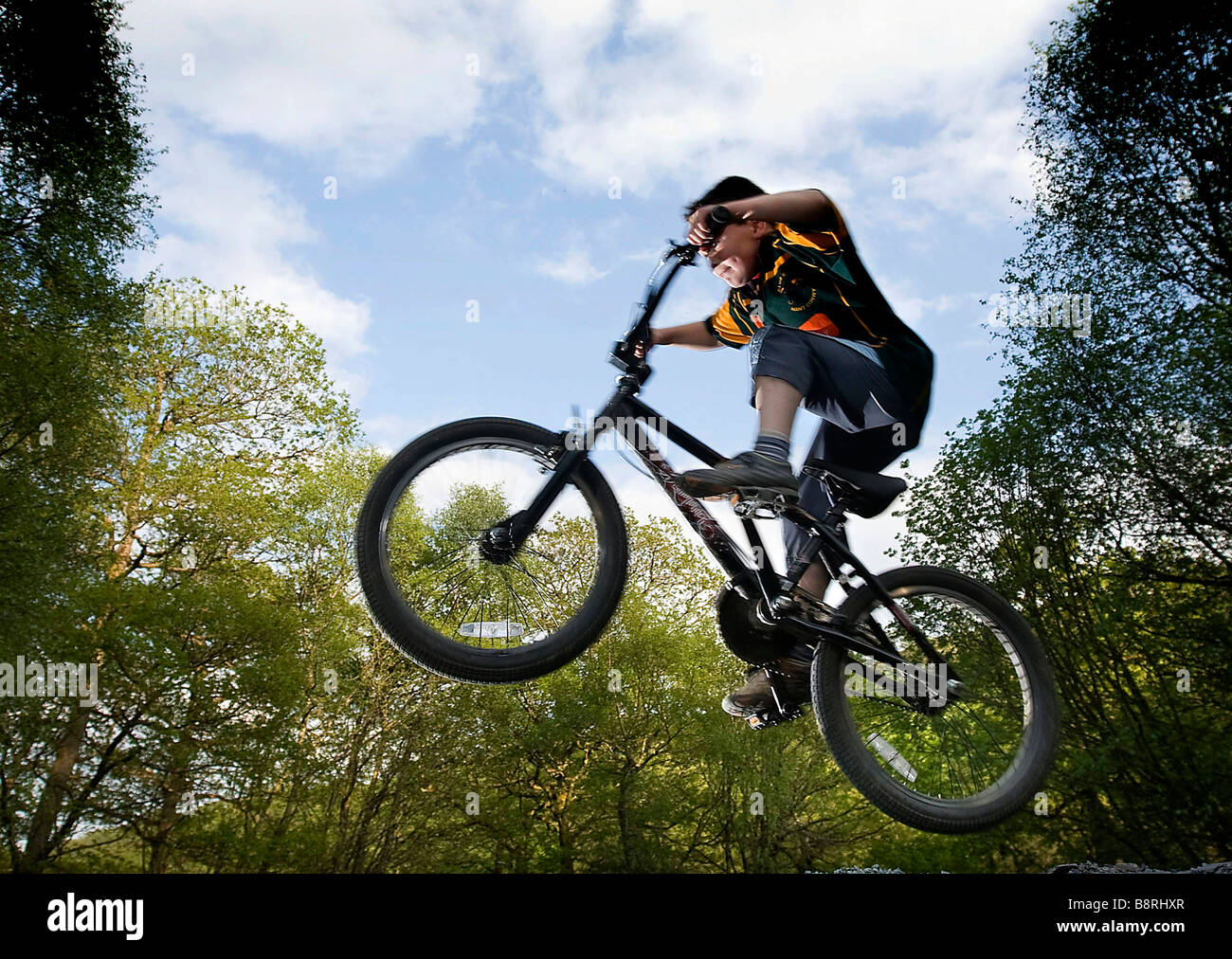Boy and mountain bike hires stock photography and images Alamy