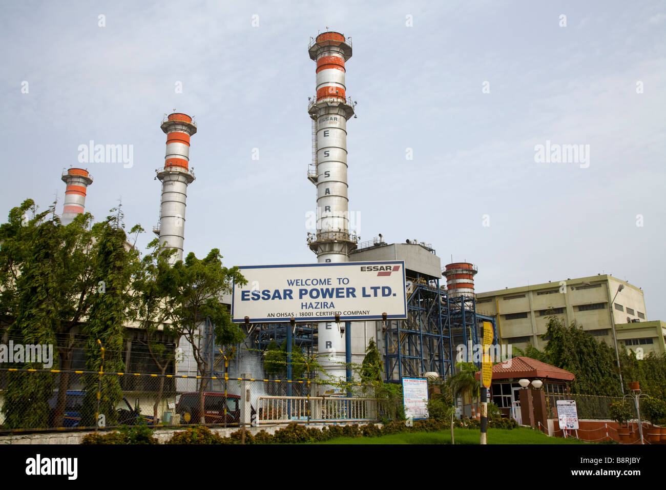 Essar Power (Hazira) Limited of India. Hazira, Surat, Gujarat. India. Stock Photo