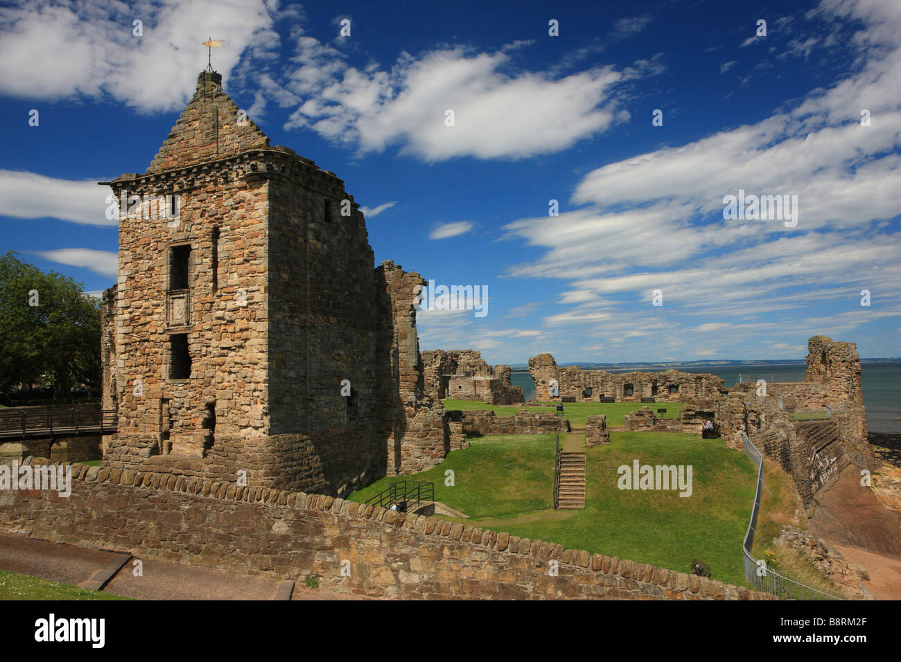 St Andrews Castle, Scotland Stock Photo