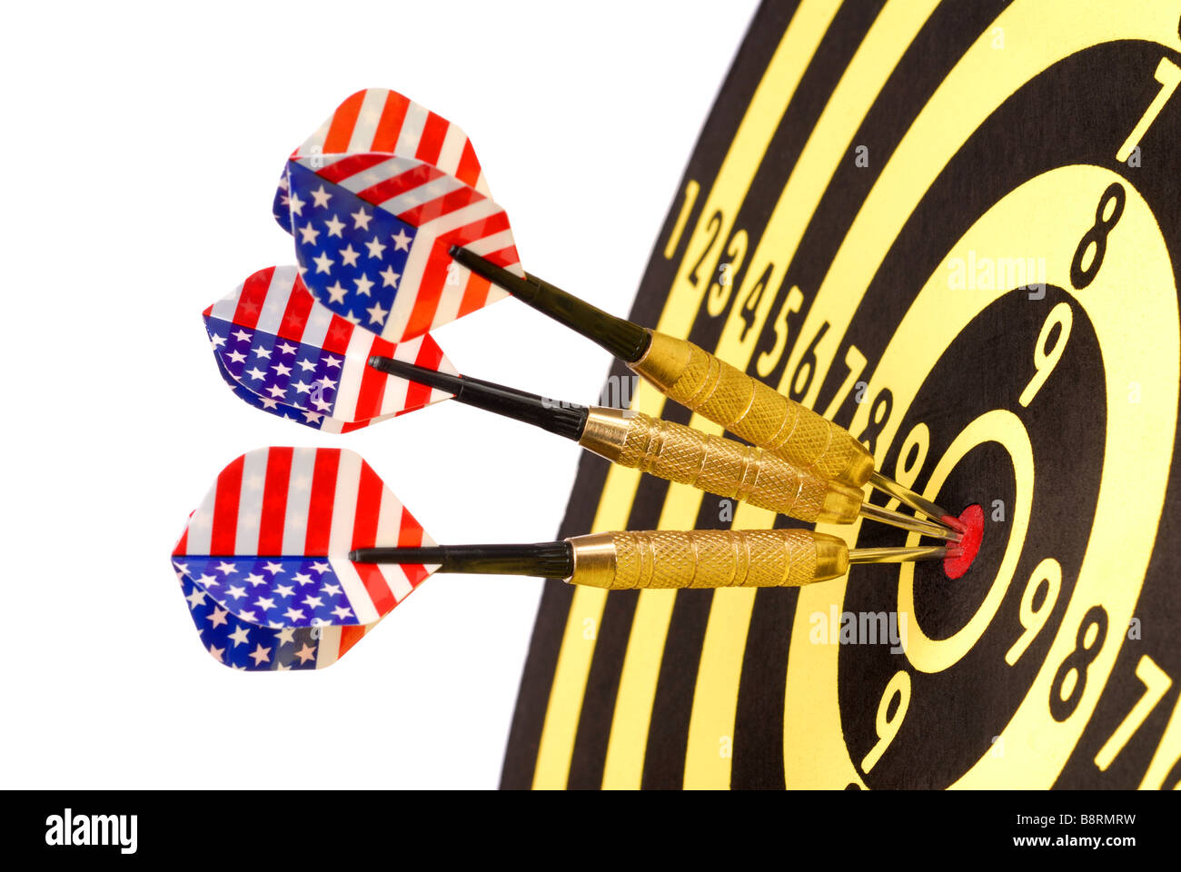 Three darts bull's eye hi-res stock photography and images - Page 2