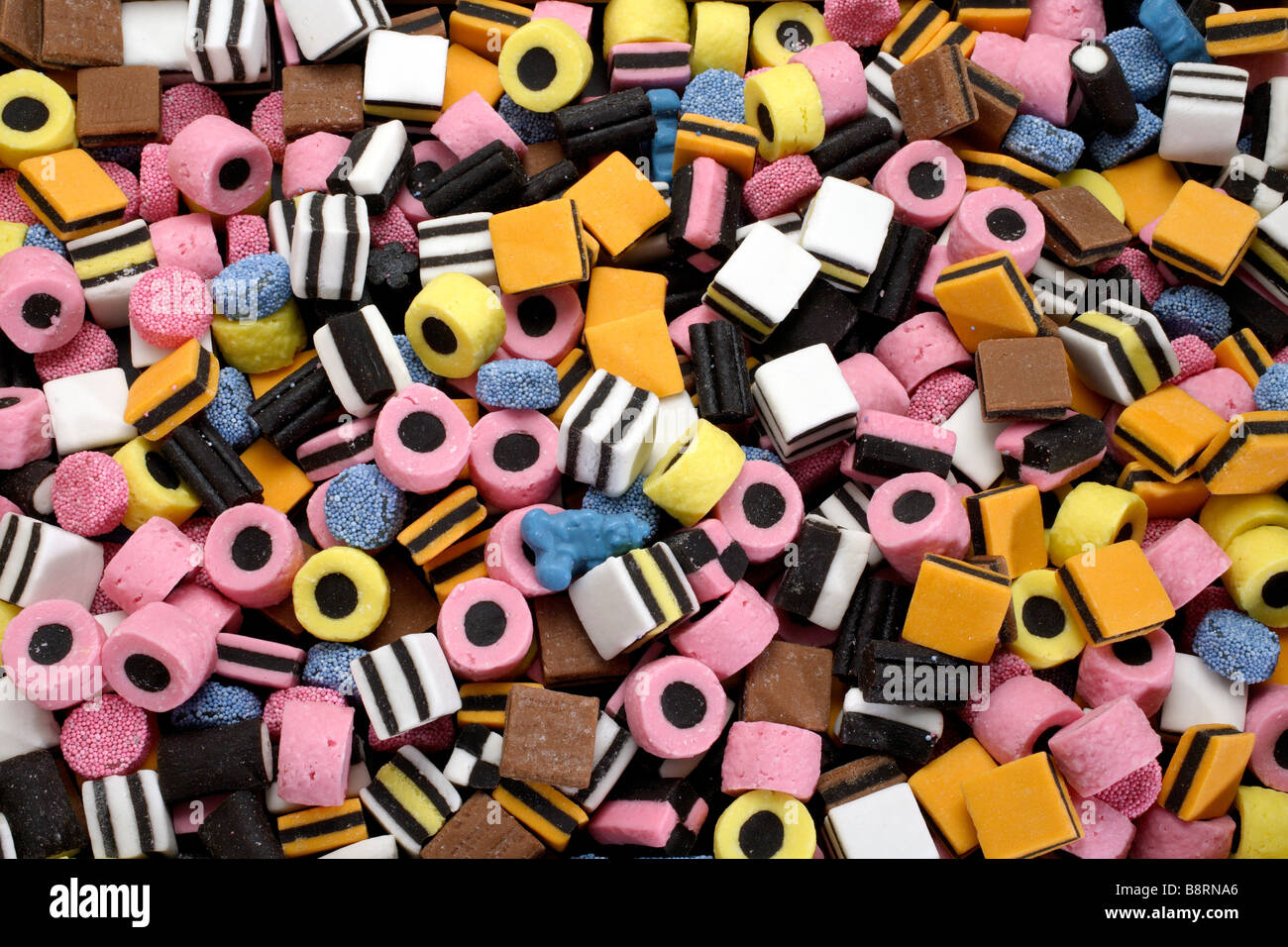 Liquorice,marzipan,sweets,candy,aniseed,dentist,teeth Stock Photo Alamy