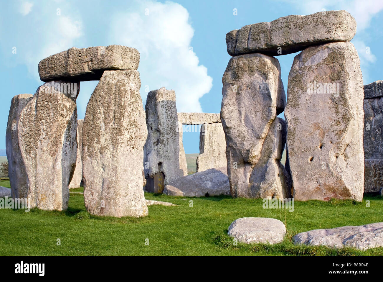 rock formations at the Stonehedge Heritage Site, United Kingdom Stock ...