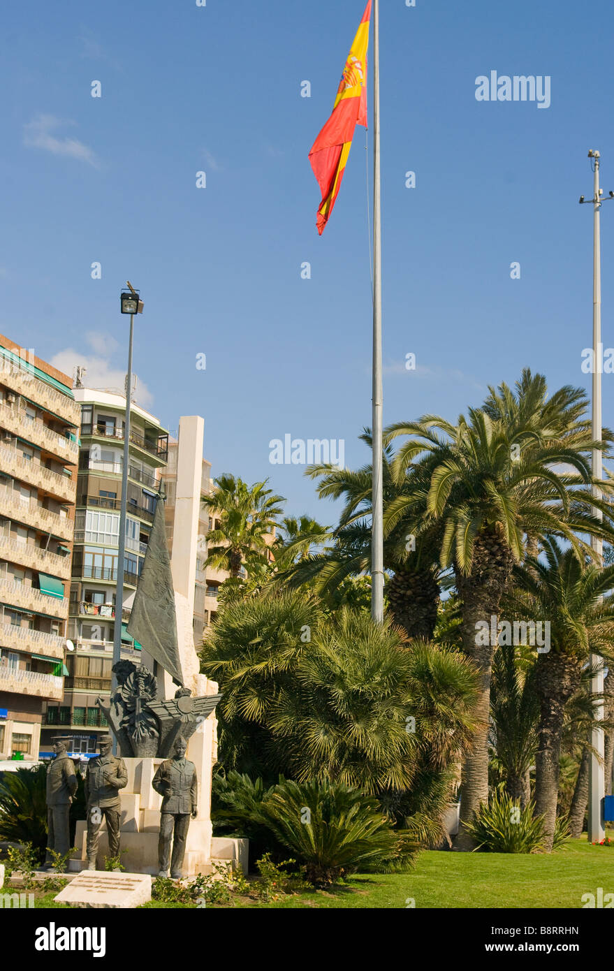 War Memorial Plaza Del Mar Alicante Spain Stock Photo: 22651041 ...