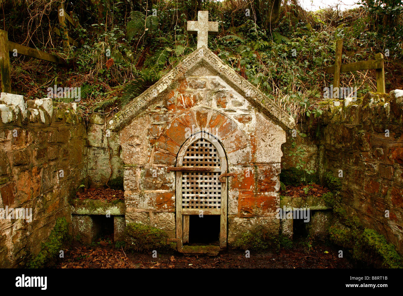 The well of St Neot near Bangors and Poundstock,Cornwall,UK Stock Photo