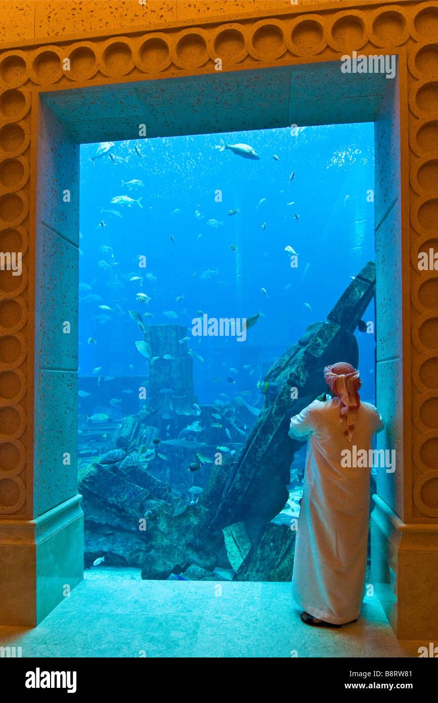 Atlantis palm Hotel Dubai United Arab Emirates Stock Photo