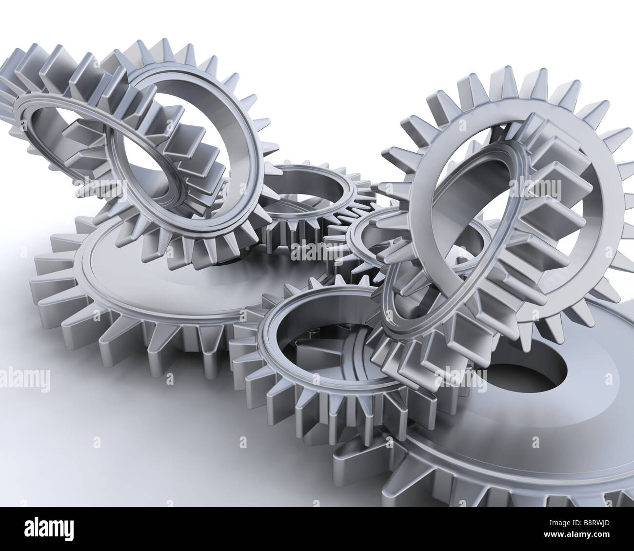 Set Of Gears For Unity Meaning Focus On Fronts Gear Of Pic On Isolated  Background Stock Photo, Picture and Royalty Free Image. Image 54600286.