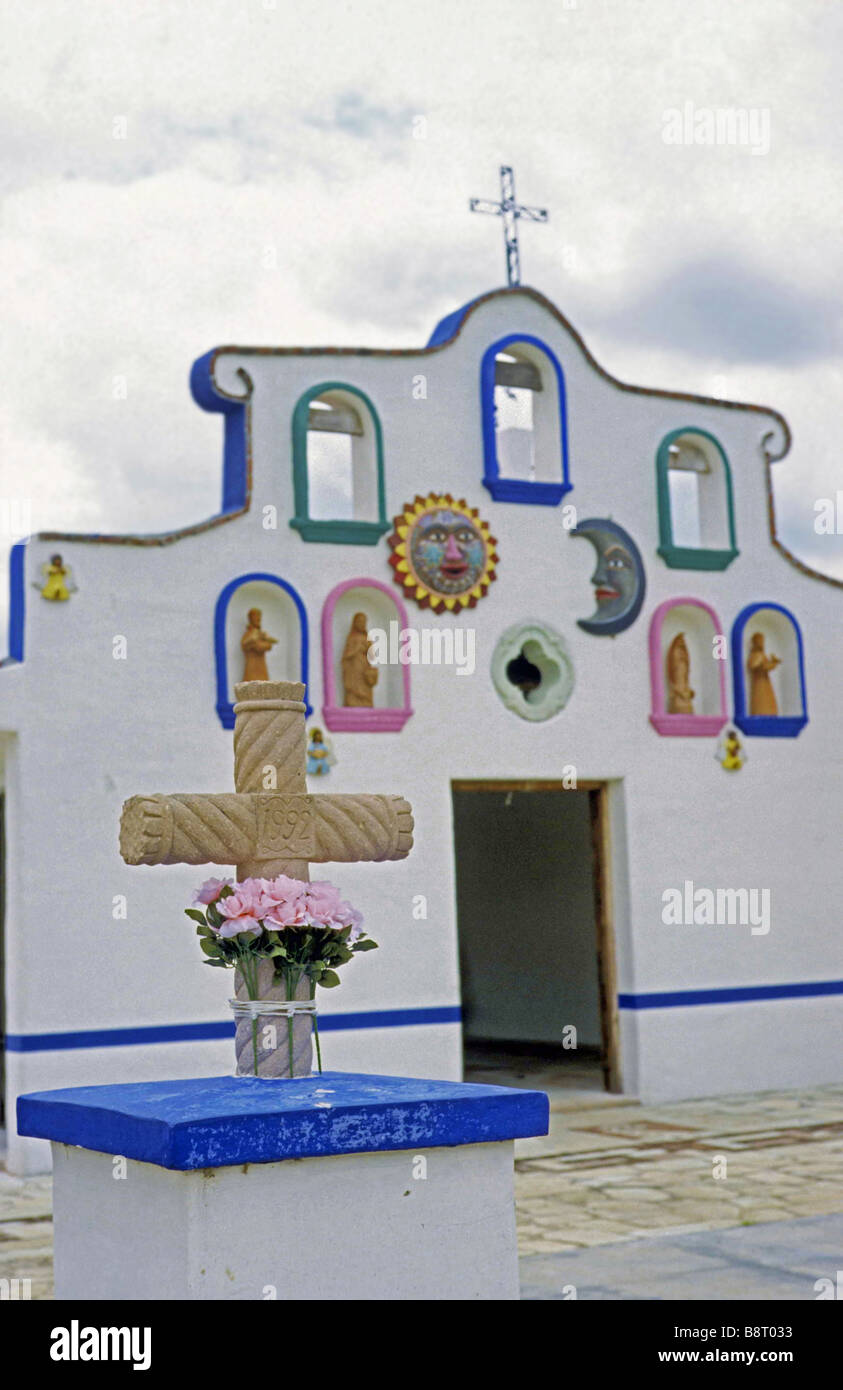 chapel, Mexico, Oaxaca Stock Photo