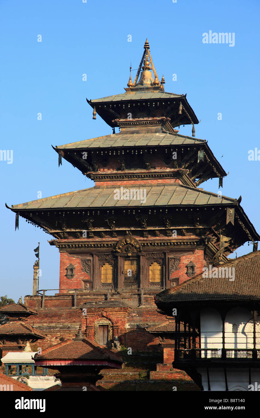 Nepal Kathmandu Durbar Square Taleju Temple Stock Photo