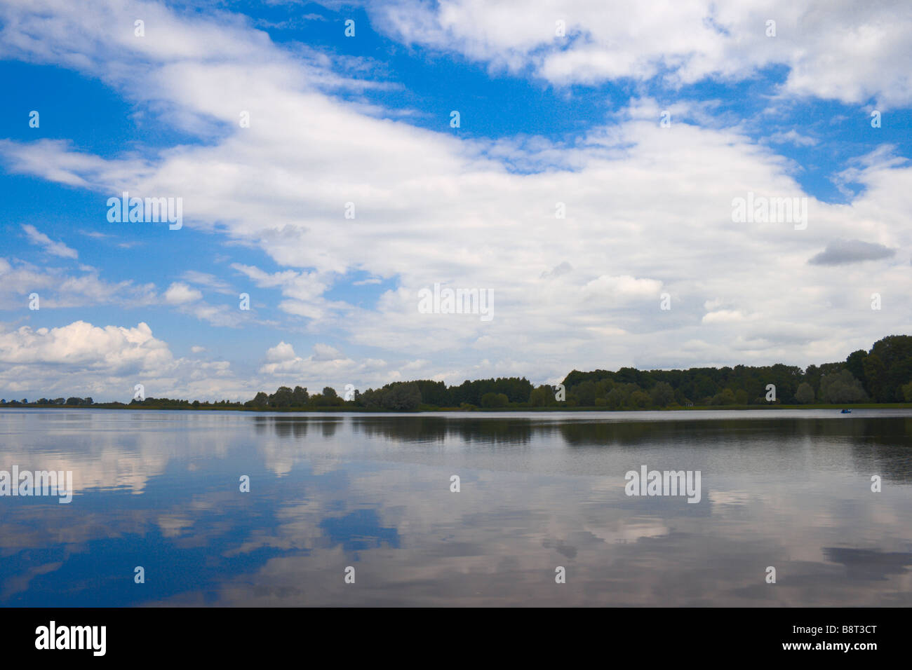 Lake in Nesvizh,  Belarus Stock Photo