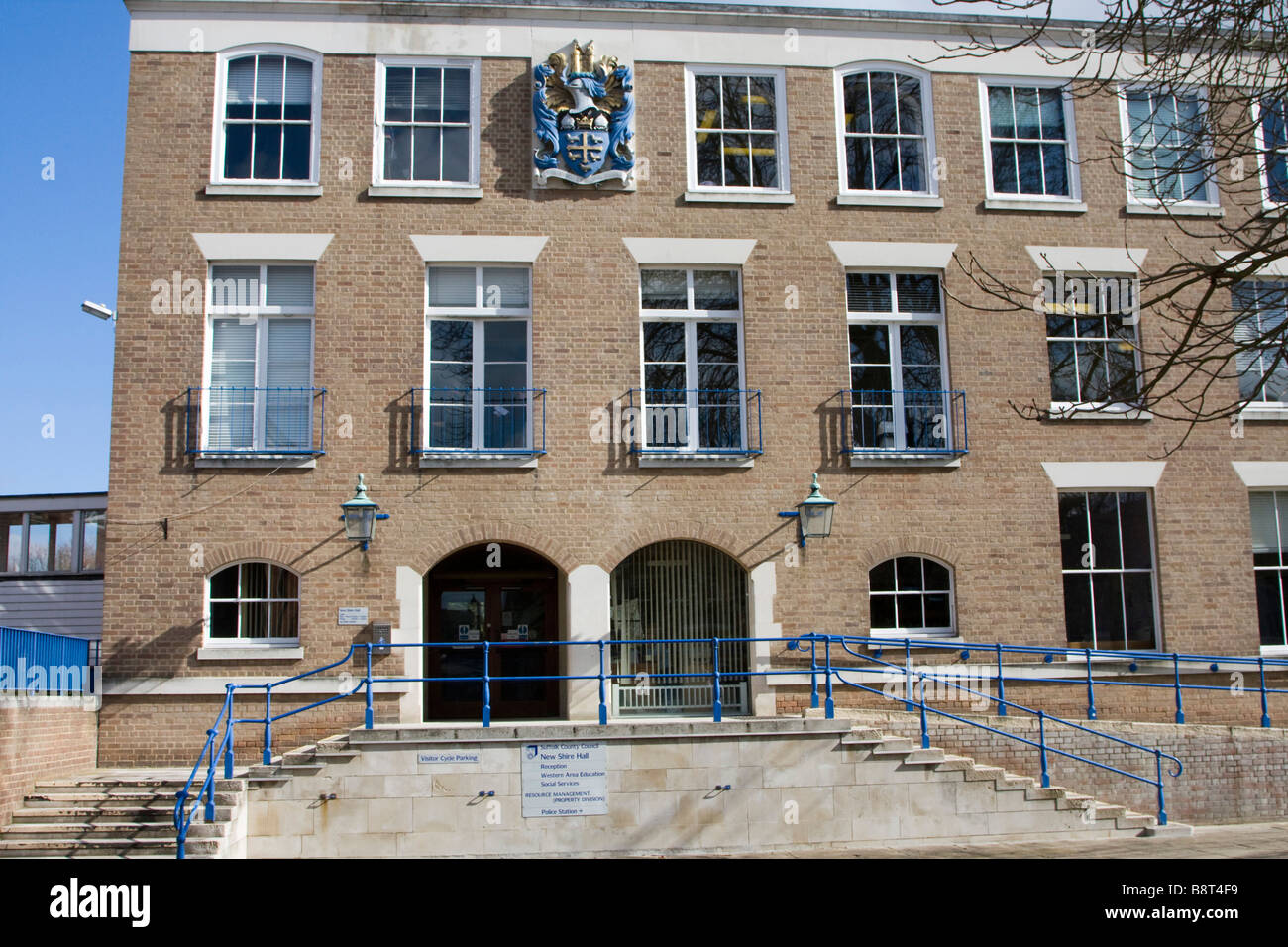 new shire hall bury st edmunds suffolk town england uk gb Stock Photo