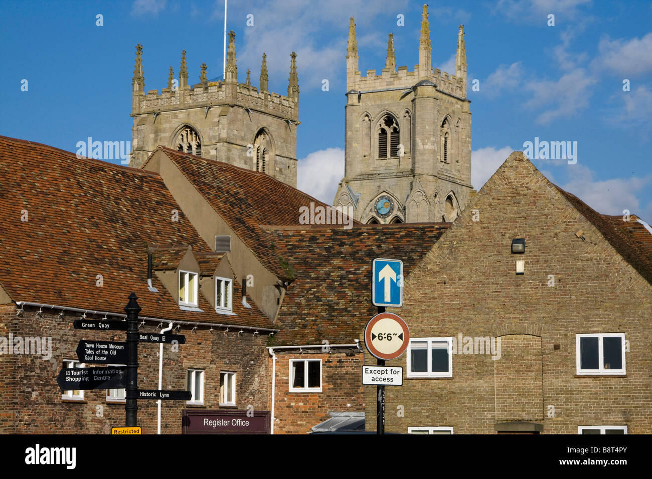 kings lynn town centre west norfolk east anglia england uk gb Stock ...