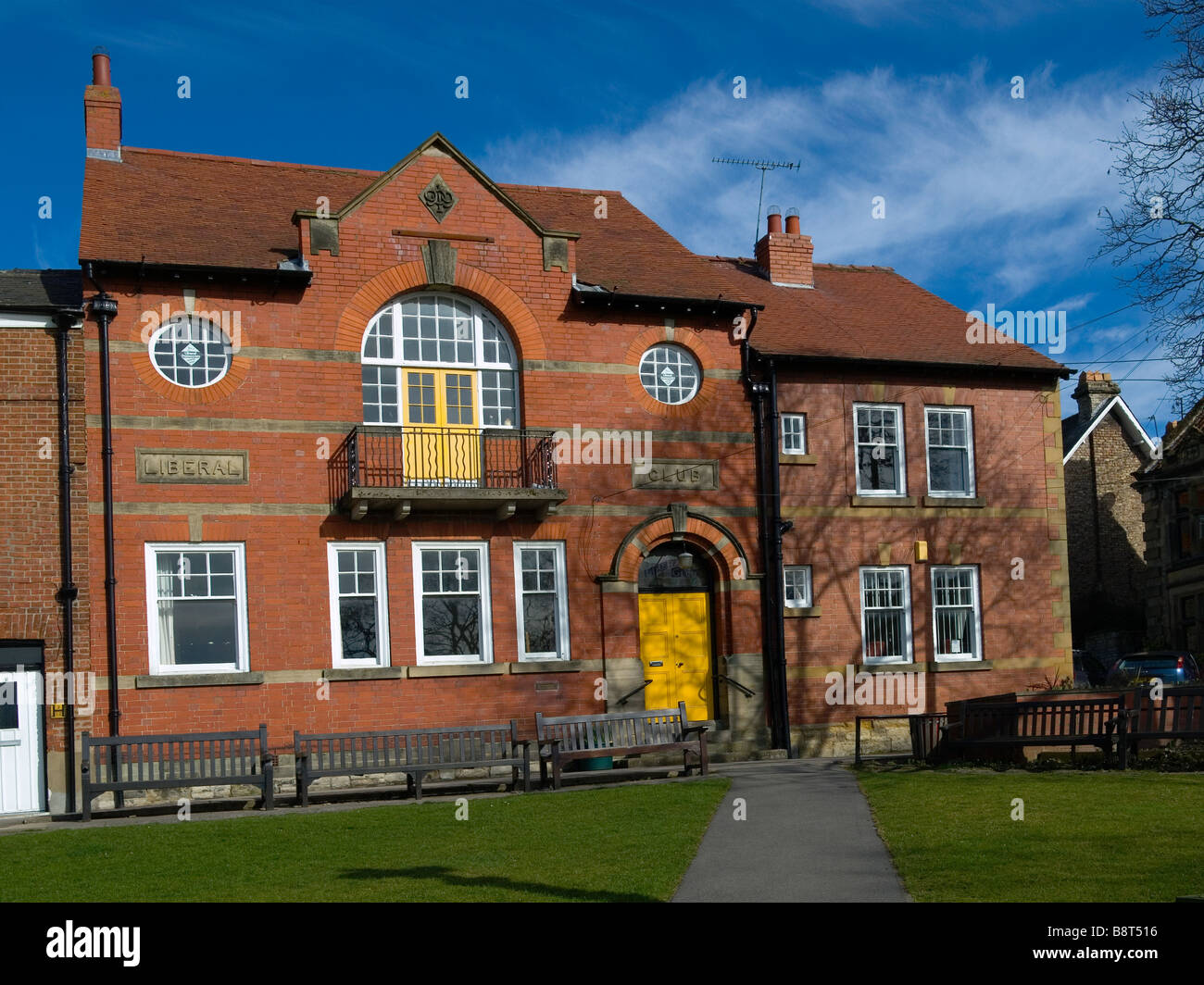 The Liberal Club building in Pickering North Yorkshire UK Stock Photo