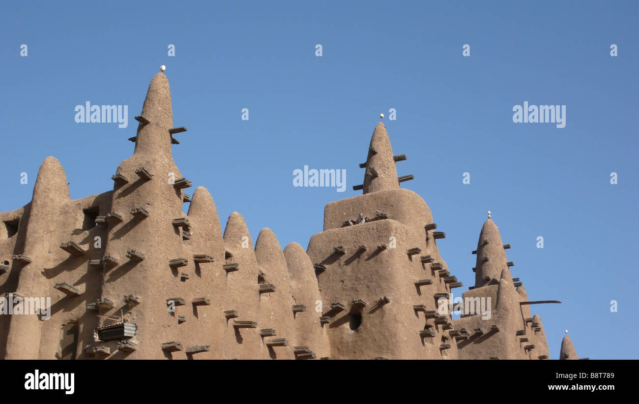 Great Mosque of Djenné Stock Photo