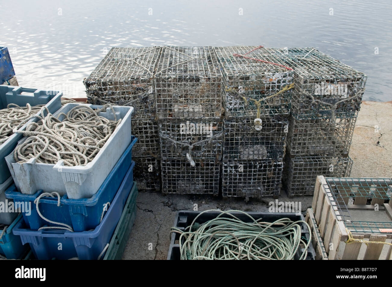 lobster pots Stock Photo Alamy