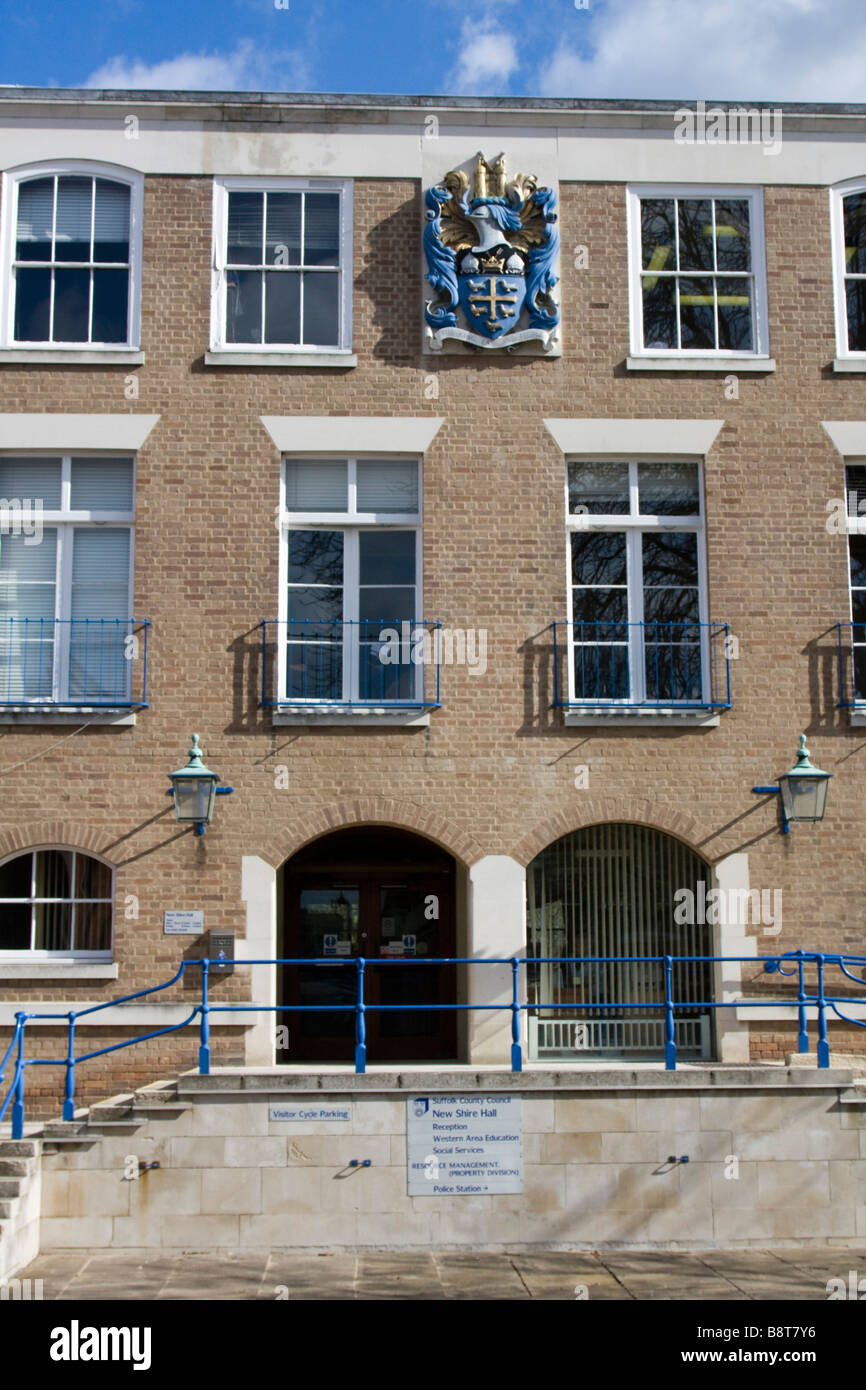 new shire hall bury st edmunds suffolk town england uk gb Stock Photo