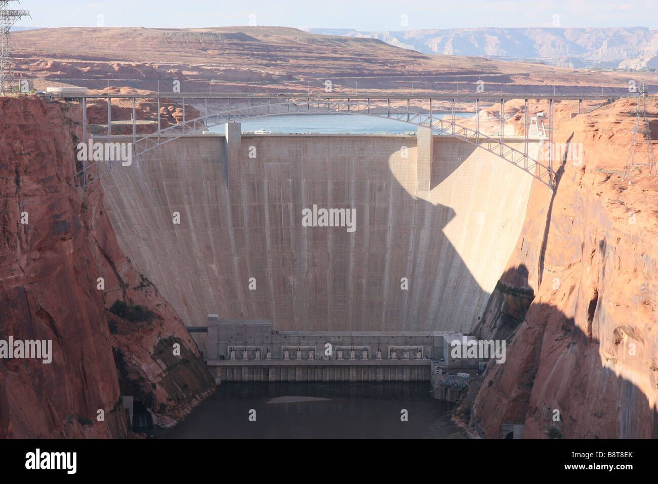Glen Canyon Dam, Page, Arizona Stock Photo