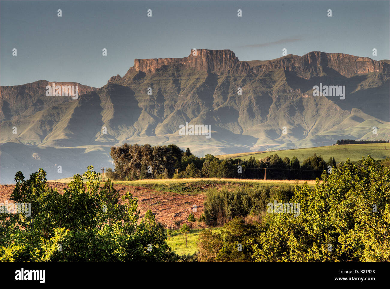 Cathedral Peak Central Drakensberg KwaZulu Natal South Africa Stock ...