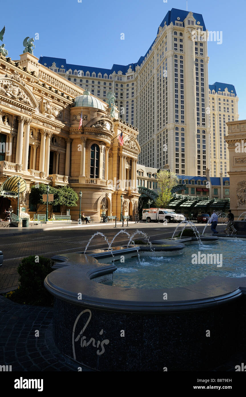 Le Boulevard at Paris Hotel and Casino Las Vegas USA Stock Photo - Alamy