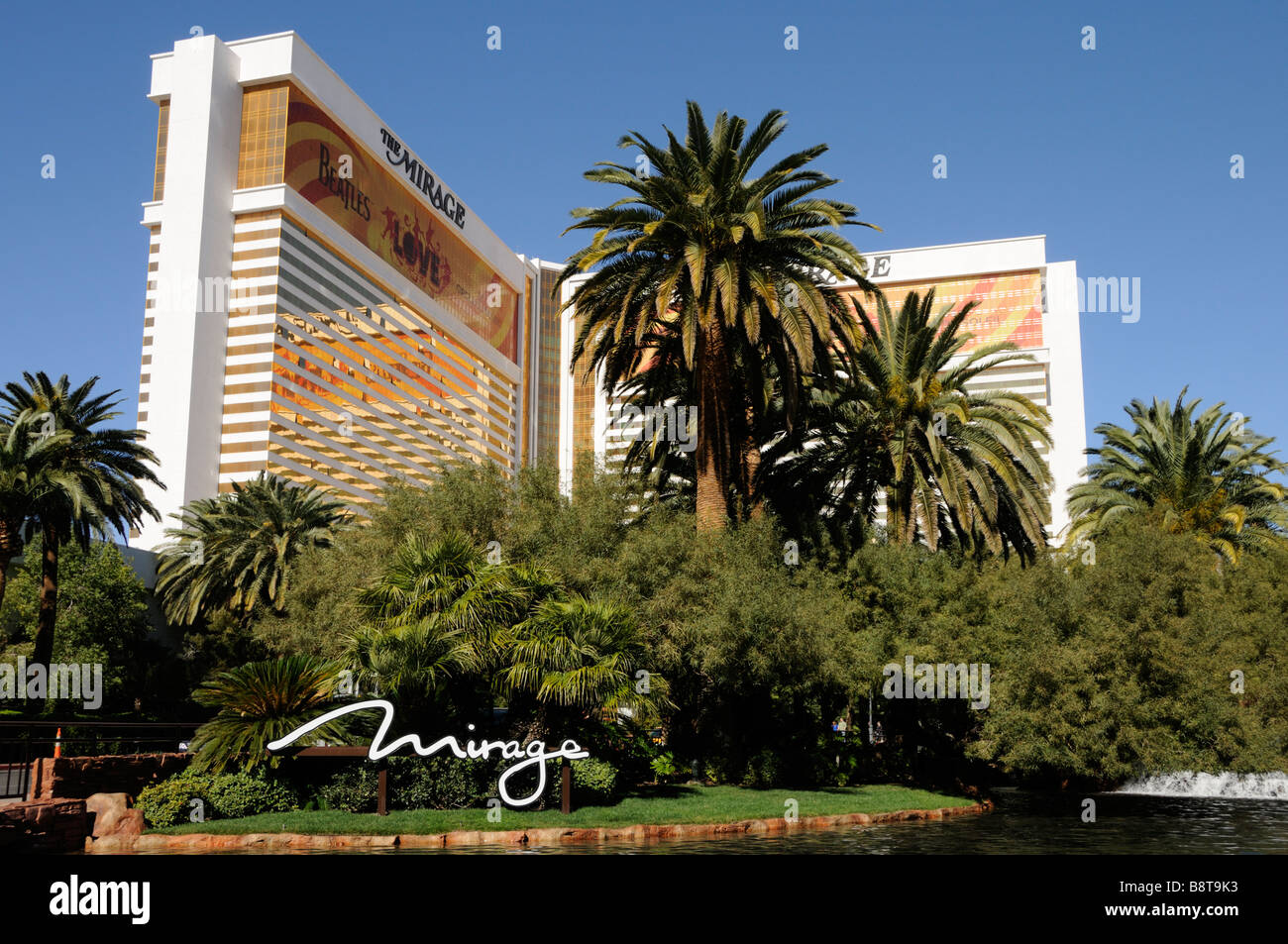 The Mirage Hotel and Casino Las Vegas Stock Photo