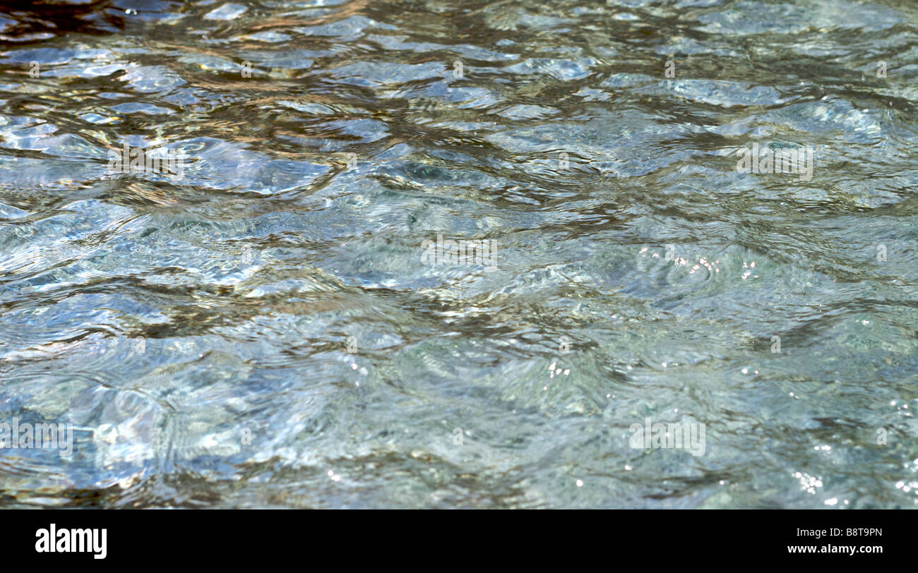 water surface with movement and waves Stock Photo
