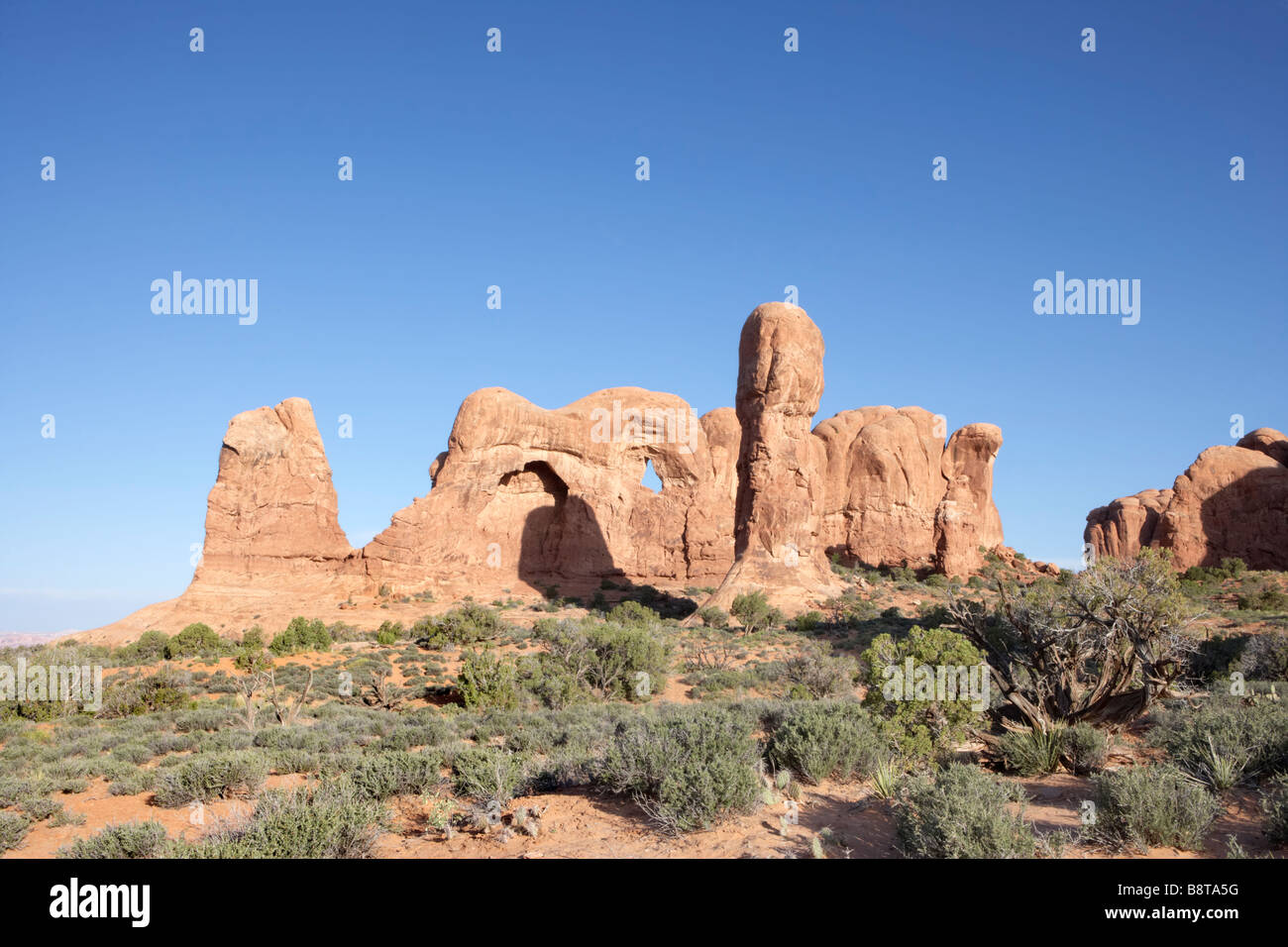 Parade of Elephants in Arches National Park Utah USA Stock Photo
