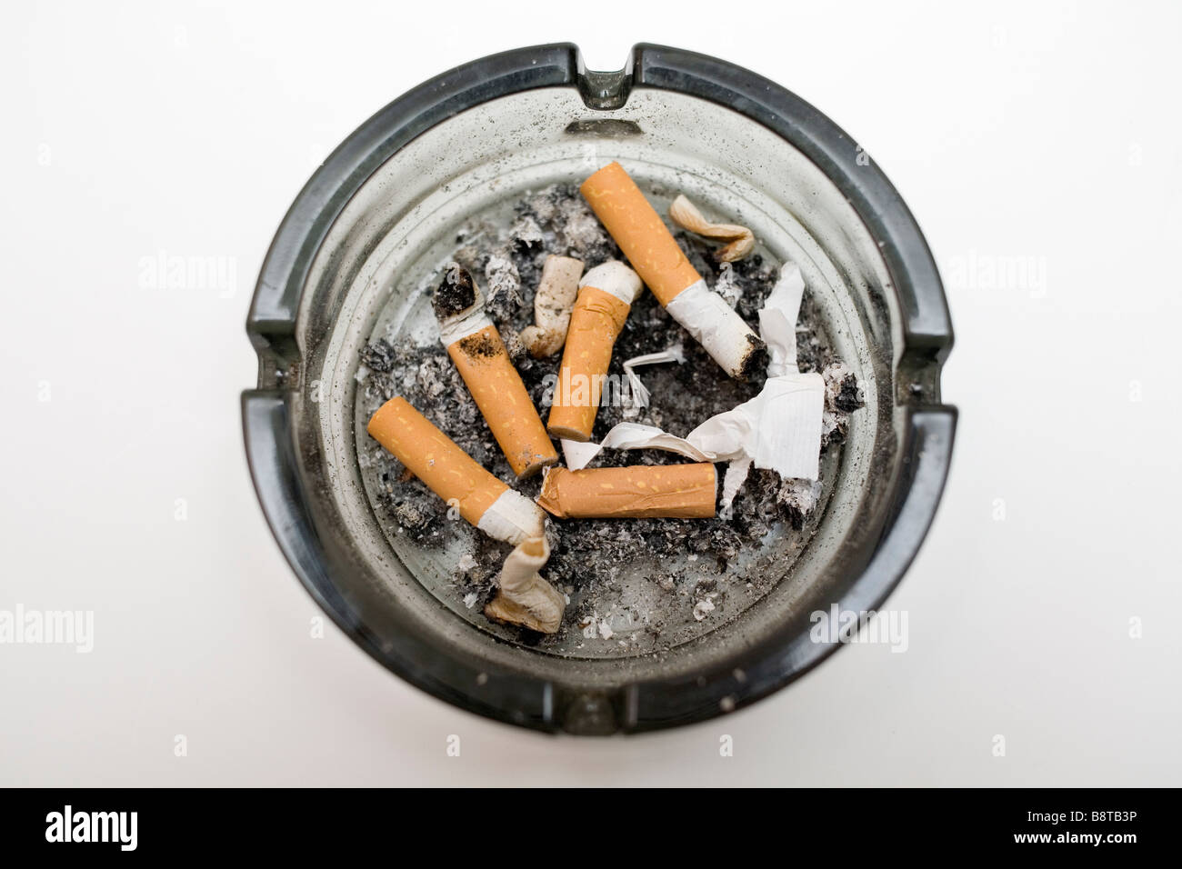 Car Ashtray And Cigarette Stock Photo - Download Image Now - Car