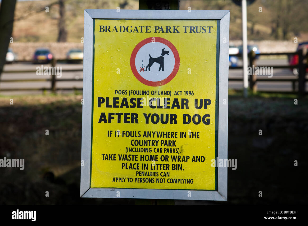Funny dog store fouling signs