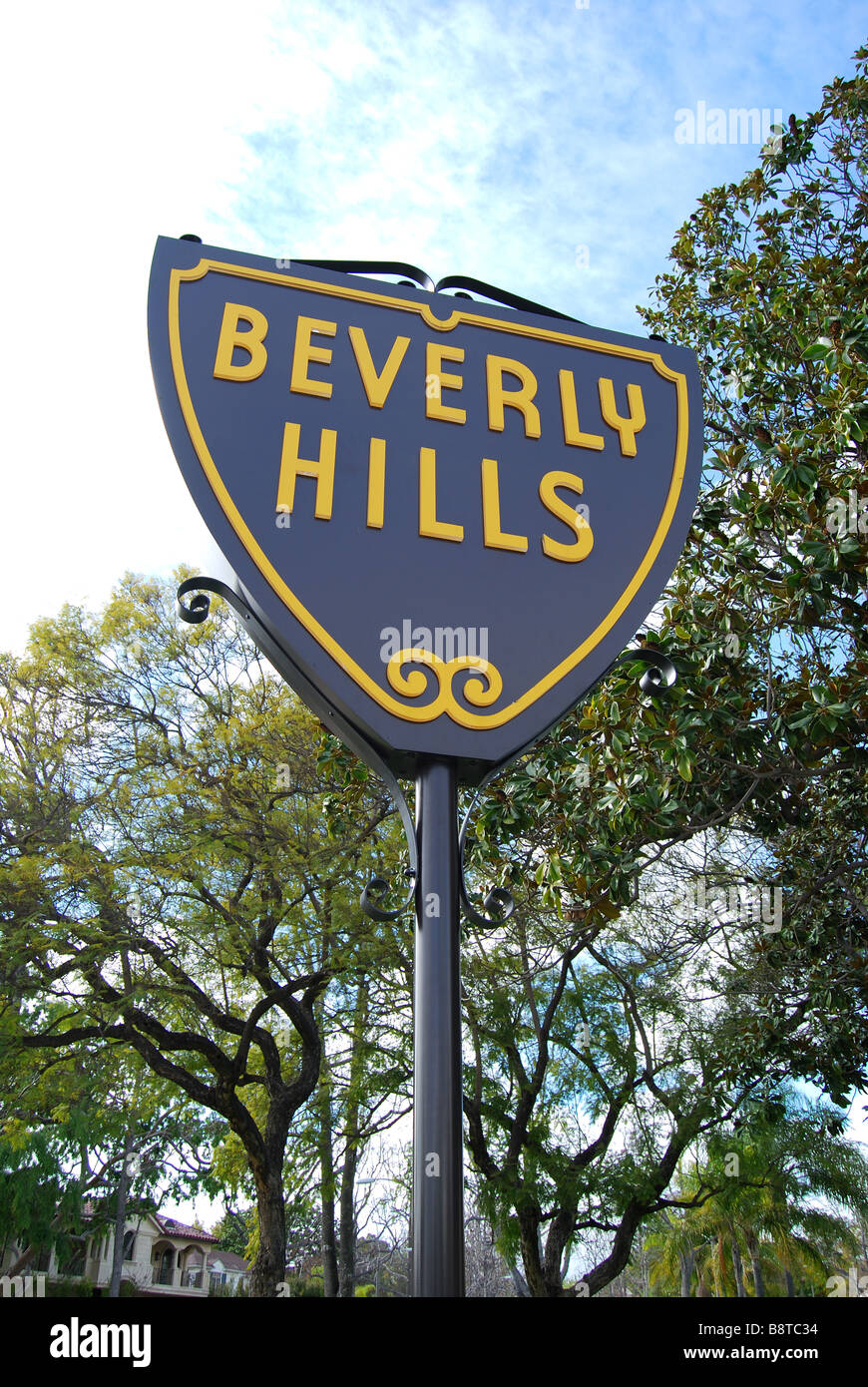 Beverly Hills sign, Beverly Hills, Los Angeles, California, United States of America Stock Photo