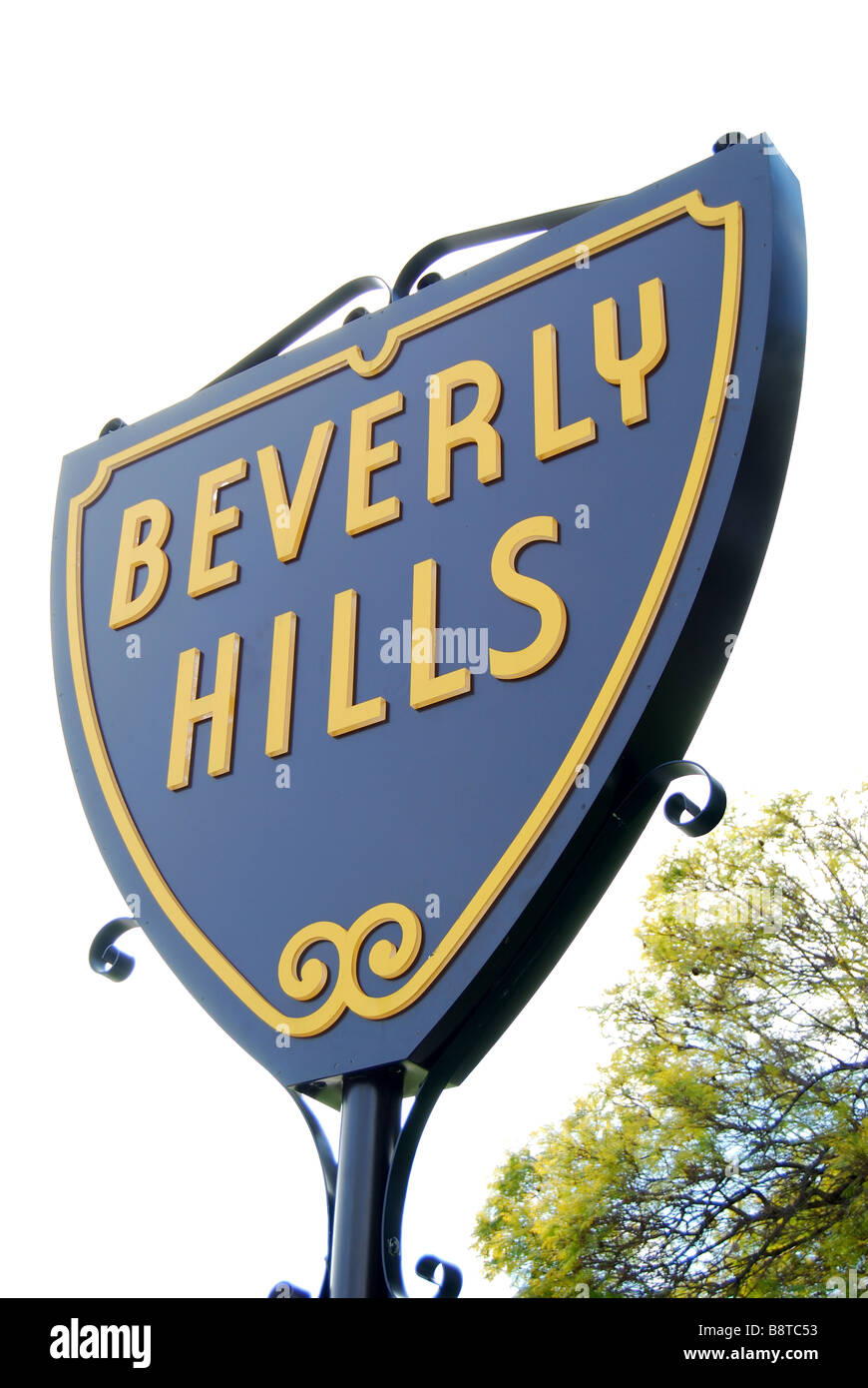 Beverly Hills sign, Beverly Hills, Los Angeles, California, United States of America Stock Photo