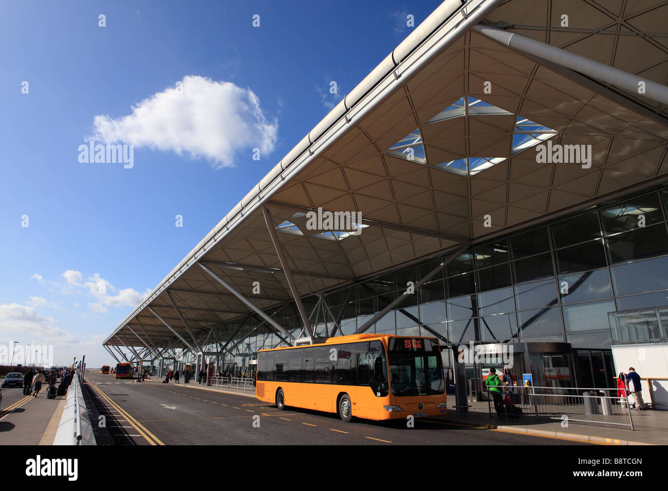 united kingdom essex stansted airport Stock Photo