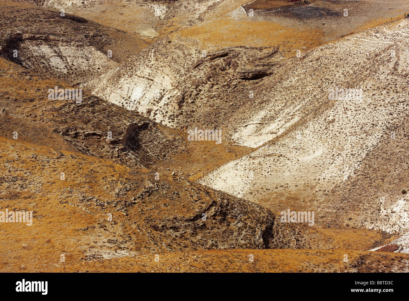 Israel Judea Desert landscape Stock Photo