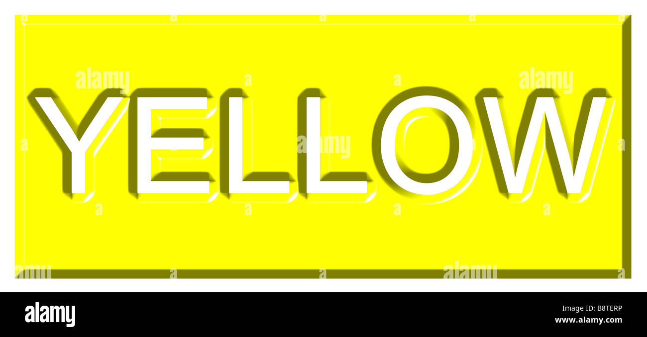 3d yellow badge Stock Photo Alamy