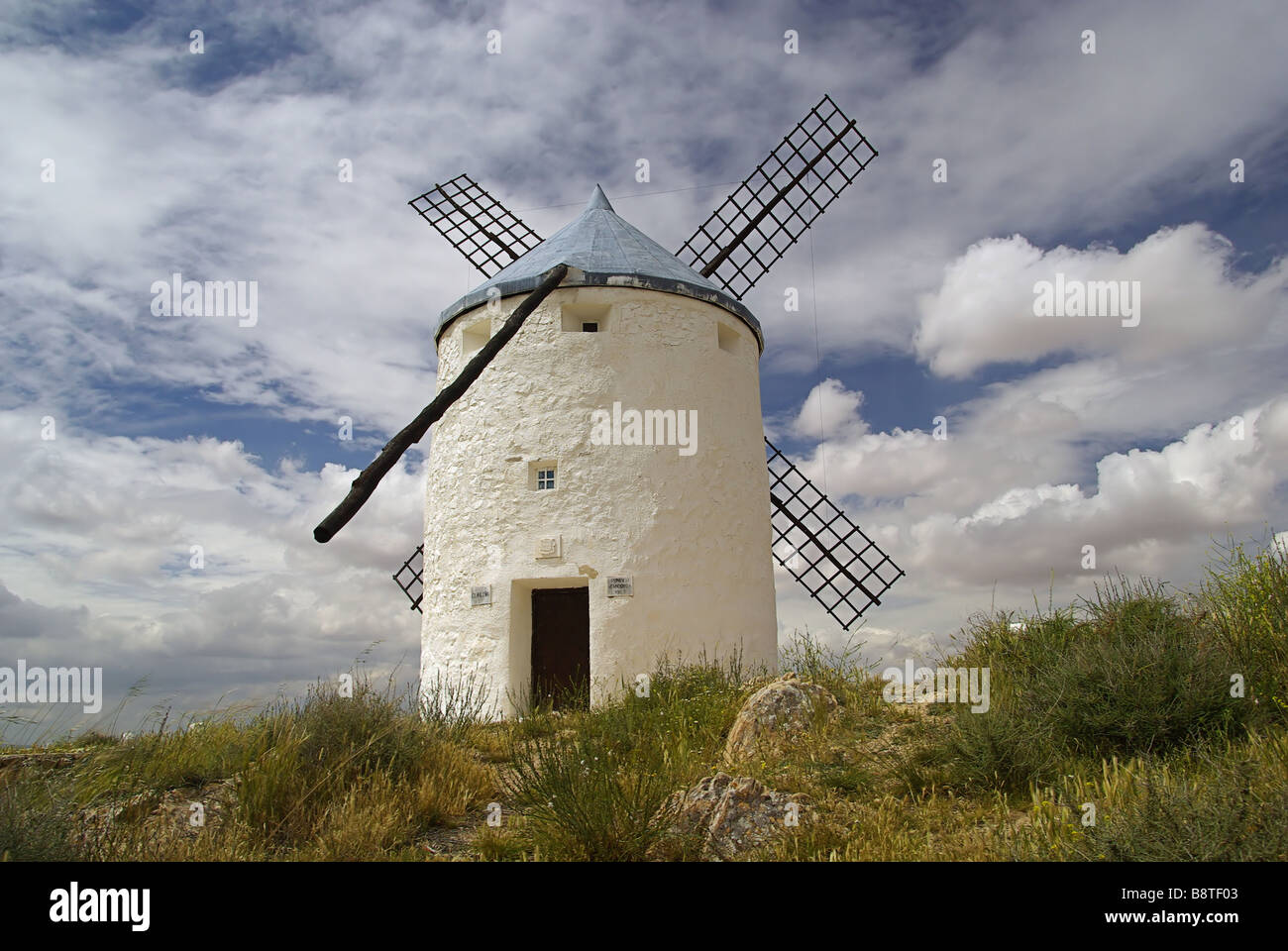 Consuegra Windmühlen Consuegra Windmill 06 Stock Photo