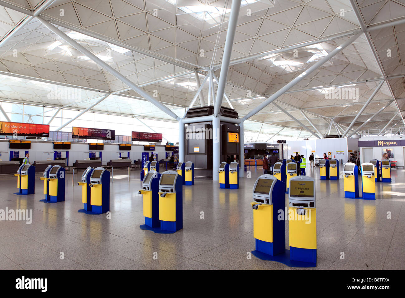 united kingdom essex stansted airport Stock Photo